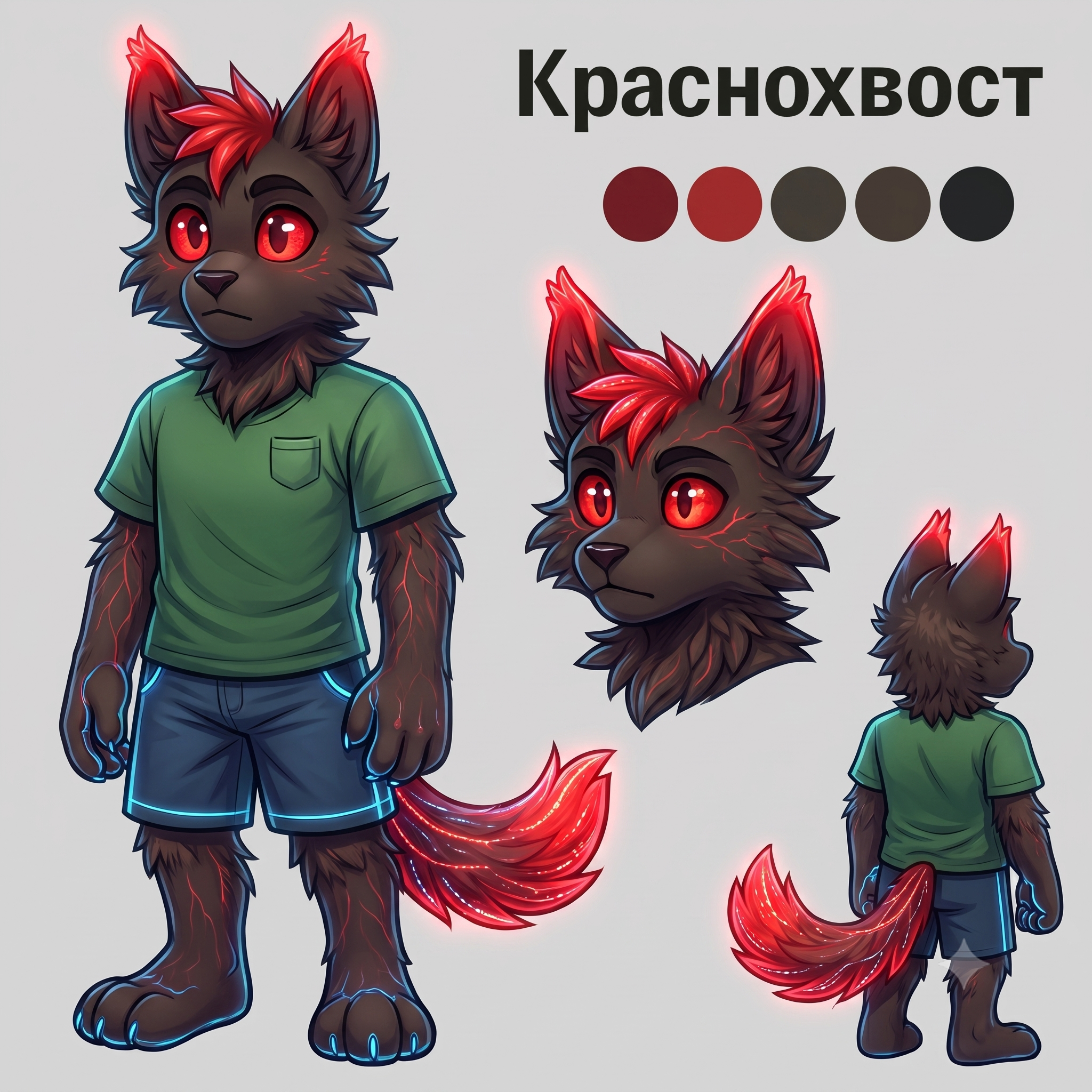 Лабораторный Краснохвост